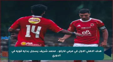 هدف الأهلي الأول في مرمى فاركو.. محمد شريف يسجل بداية قوية في الدوري